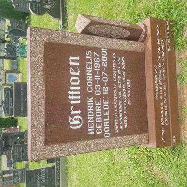GRIFFIOEN Hendrik Cornelis 1967-2001