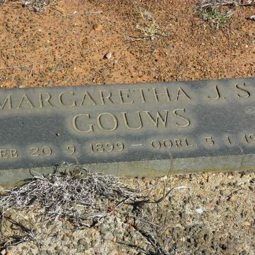 GOUWS Margeretha J. S. 1899-1902