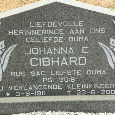 GIBHARD Johanna E. 1911-2002
