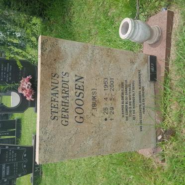 GOOSEN Stefanus Gerhardus 1953-2001