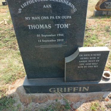 GRIFFIN Thomas 1944-2012