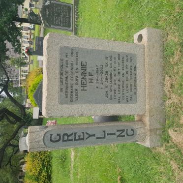 GREYLING H.F. 1947-2002