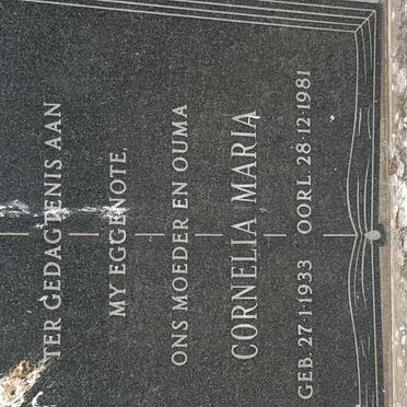 HOUGH Lourens Marthinus 1932–2007 &amp; Cornelia Maria 1933–1981 #3