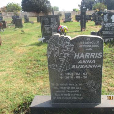 HARRIS Anna Susanna 1959-2016