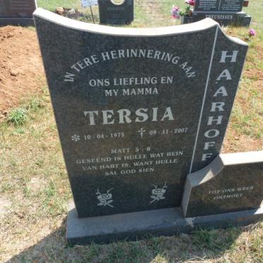 HAARHOFF Tersia 1957-2007