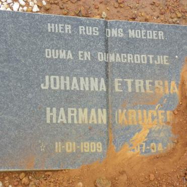 HARMAN Chris 1910–1980 &amp; Johanna Etresia KRUGER 1909–19?? #3