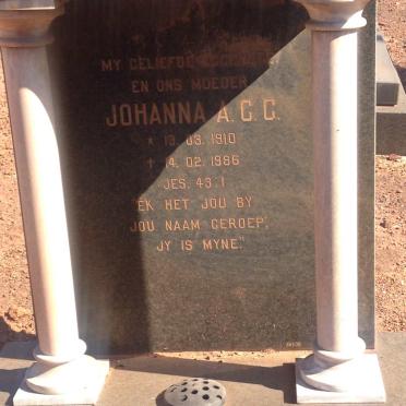 HARMSE Johanna A.C.C. 1910-1986