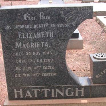HATTINGH Elizabeth Margrieta 1946-1963