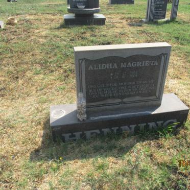 HENNING Alidha Magrieta 1951-2008