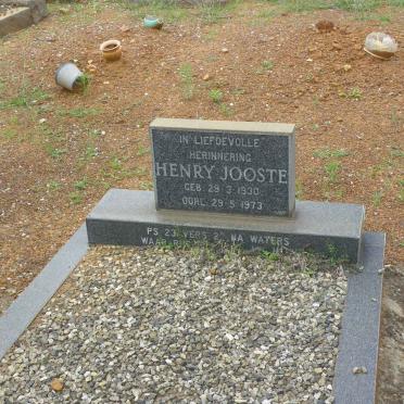 JOOSTE Henry 1930-1973
