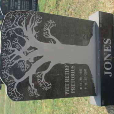 JONES Piet Retief Pretorius 1953-2007