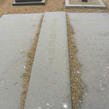 JOUBERT Gideon Jcobus 1929–1981 & Jane Mary Ann 1934– #1