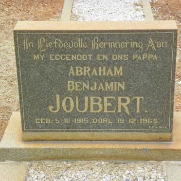 JOUBERT Abraham Benjamin 1915-1965