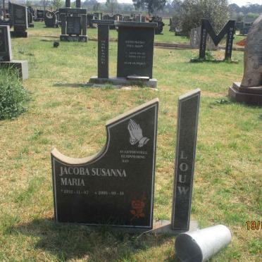 LOUW Jacoba Susanna Maria 1952-2006