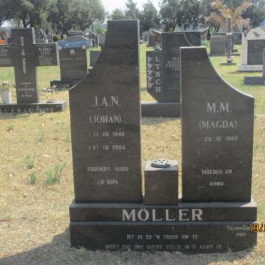 MOLLER J.A.N. 1948-2004 &amp; M.M. 1949-