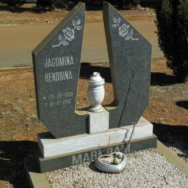 MARKRAM Jacomina Hendrina 1939-1992