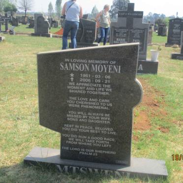 MTSWENI Samson Moyeni 1961-2006