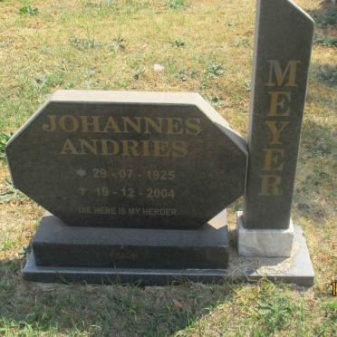 MEYER Johannes Andries 1925-2004