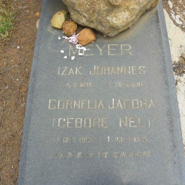 MEYER Izak Johannes 1899-1987 &amp; Cornelia Jacoba NEL 1913-1978
