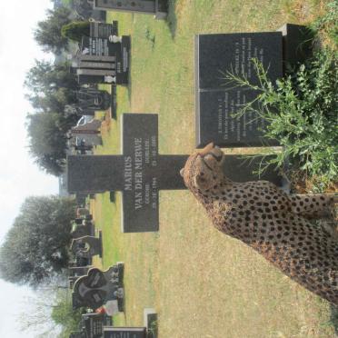 MERWE Marius, van der 1964-2005