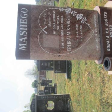 MASHEGO Ephraim Kabishi 1969-2008