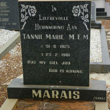MARAIS M.E.M. 1925-1981