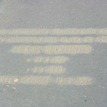 MINNY Lukas Martinus 1927-1984 &amp; Anna Jacoba ENGELBRECHT 1928- #2