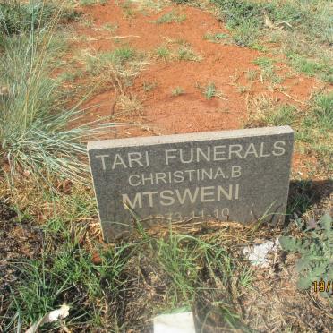 MTSWENI Christina B. 1973-