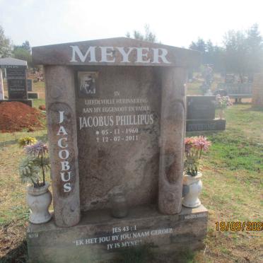 MEYER Jacobus Phillipus 1960-2011