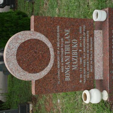 MAZIBUKO Bongani Thulane 1985-2002
