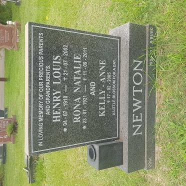 NEWTON Henry Louis 1910-2002 &amp; Rona Natalie 1921-2011 :: NEWTON Kelly-Anne 2005-2005