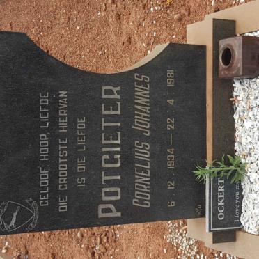 POTGIETER Cornelius Johannes 1934-1981