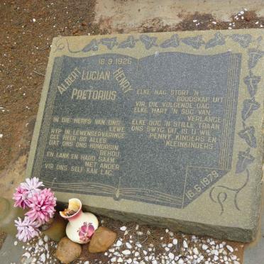 PRETORIUS Albert Lucian Henry 1926-1979
