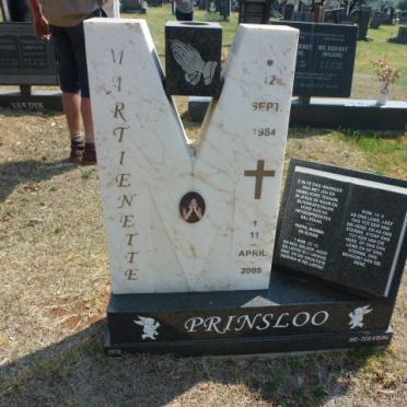 PRINSLOO Martienette 1984-2005
