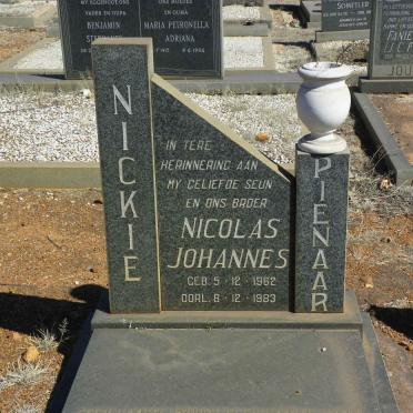 PIENAAR Nicolas Johannes 1962-1983