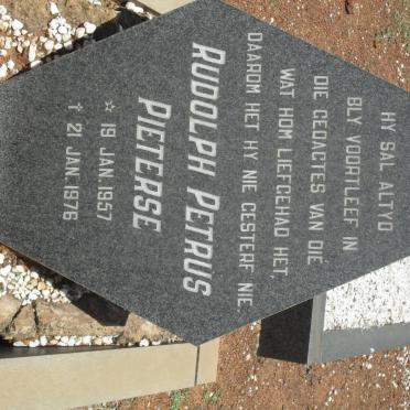 PIETERSE Rudolph Petrus 1957-1976