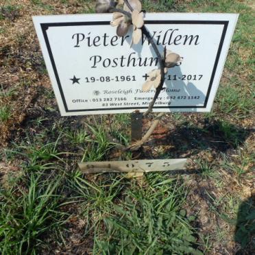 POSTHUMUS Pieter Willem 1961-2017