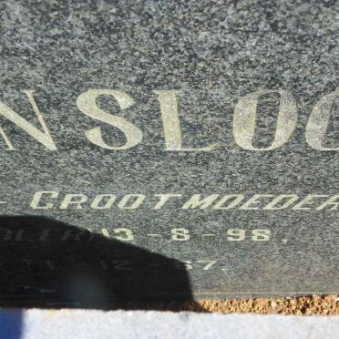 PRINSLOO Jacoba J. 1898-1967 #2