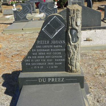 PREEZ Pieter Johann, du 1935-1983
