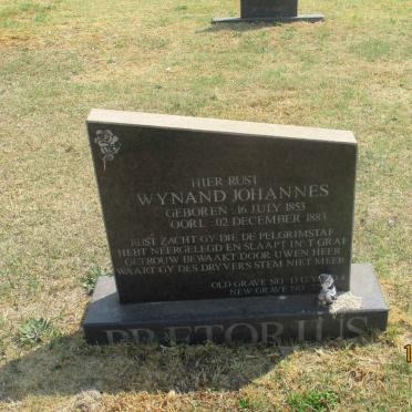 PRETORIUS Wynand Johannes 1853-1883