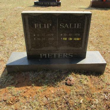 PIETERS Flip 1929-2003 &amp; Salie 1930-2015