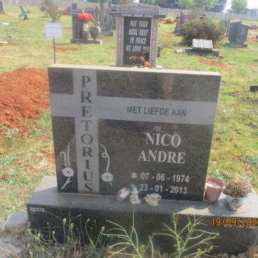 PRETORIUS Nico Andre 1974-2013