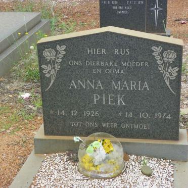 PIEK Anna Maria 1926-1974