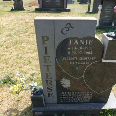 PIETERSE Fanie 1931-2005