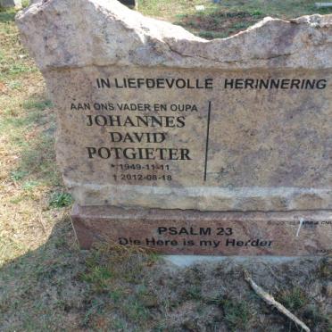 POTGIETER Johannes David 1949-2012