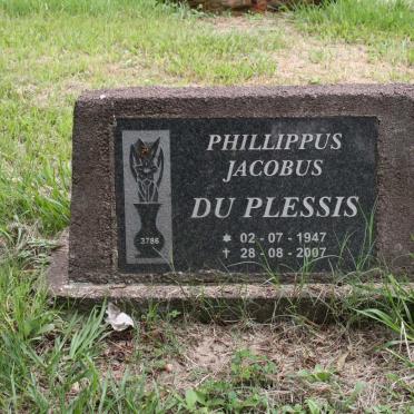 PLESSIS Phillippus Jacobus, du 1947-2007