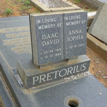 PRETORIUS Isaac David 1919–1984 & Anna Sophia 1923– :: PRETORIUS  Paul David 1953–1973 #1