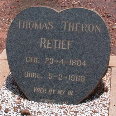 RETIEF Thomas Theron 1884-1969