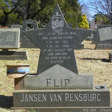 RENSBURG Flip, Jansen van 1961-1994