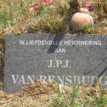 RENSBURG J.P.J., van